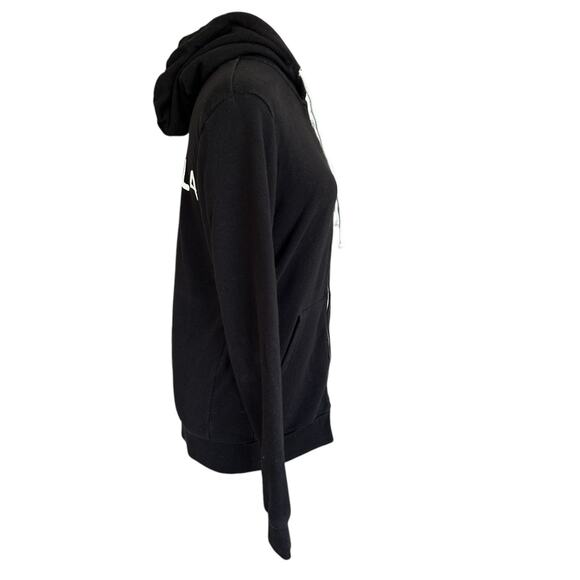 H&M X Coachella Festival Full Zip Hoodie Jacket‎ Small Black Music Goth Grunge - Picture 9 of 11